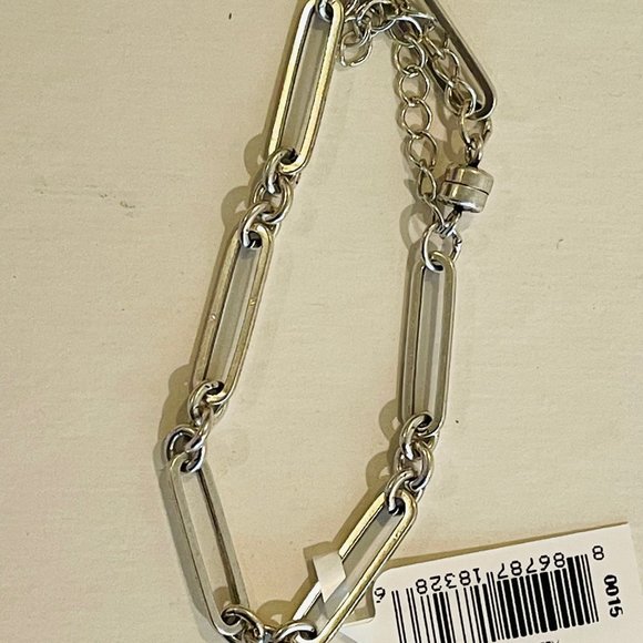 ALEX AND ANI Mini Maven Chain Magnetic Bracelet Rafaelian Silver - Picture 8 of 8